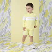 Mitch & Son Boys Lemon Sweater Short Set